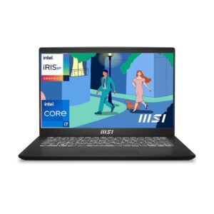 MSI Modern 14, Intel 12Th Gen. I7-1255U, 36Cm FHD 60Hz Laptop(16GB/512GB NVME SSD