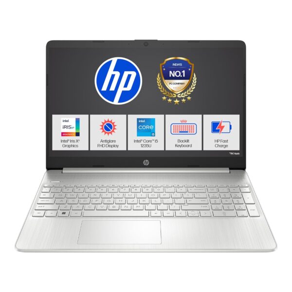 HP 15, 12th Gen Intel Core i5-1235U Laptop (16GB DDR4, 512GB SSD)